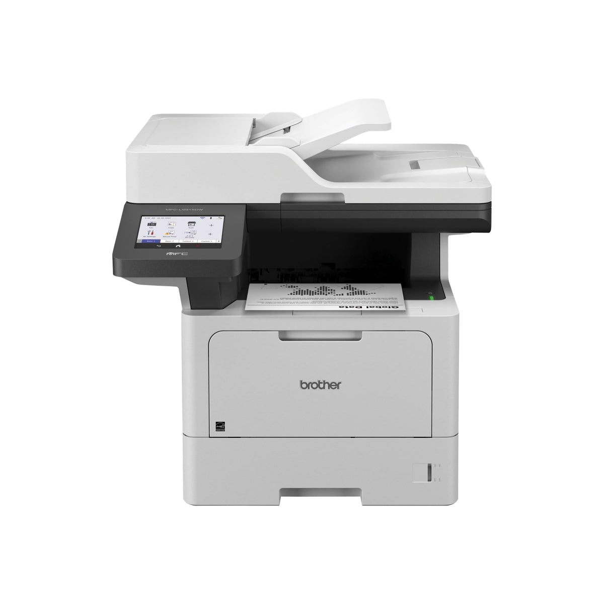 Brother Professional Laser Printer All-in-One with Scanner and Copier, High-Speed 50 ppm Monochrome Printing, Wireless Network Ready, Dual-Band WiFi