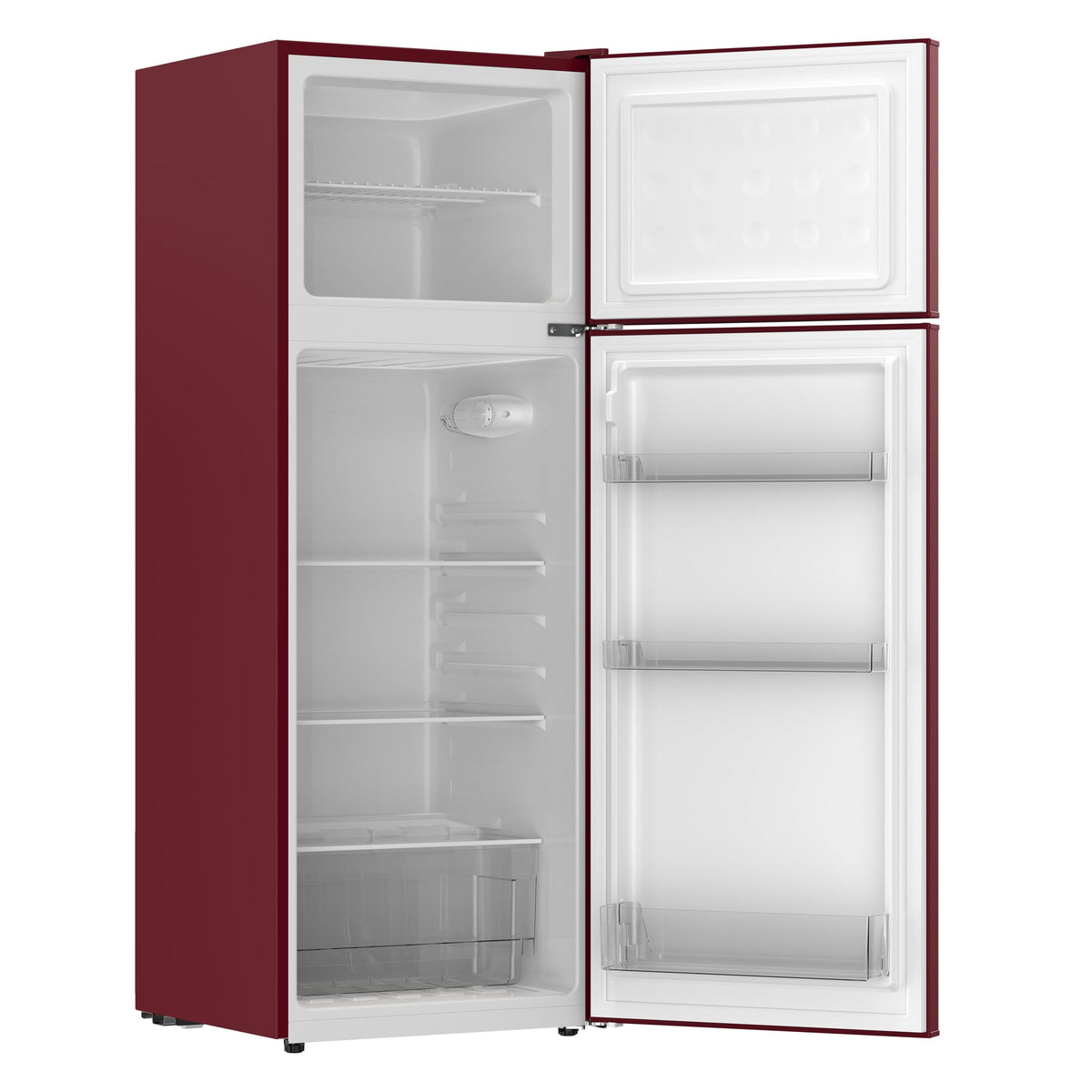 Frigidaire Retro Apartment Size Refrigerator with Top Freezer - 2 Door Fridge with 7.5 Cu Ft of Storage Capacity, Adjustable Spill-Proof Shelves
