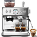 (2025 Upgrade)20 Bar Espresso Machine with Grinder & Milk Frother Steam Wand, Tamping Tools, Expresso Coffee Machines 58mm Commercial Espresso Maker