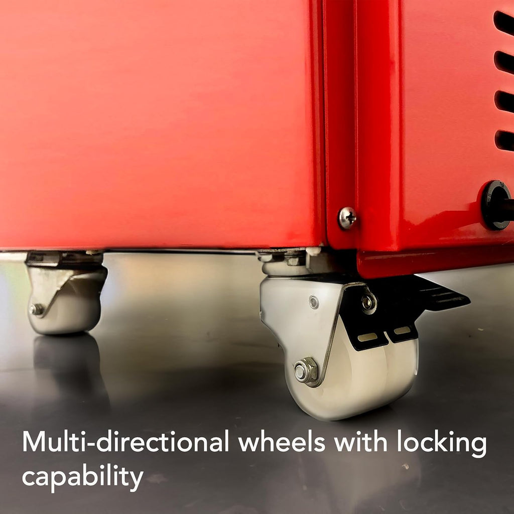 Whynter TBR-185SR 1.8 cu. ft. Portable Tool Box Refrigerator with 2 Drawers and Lock - Red