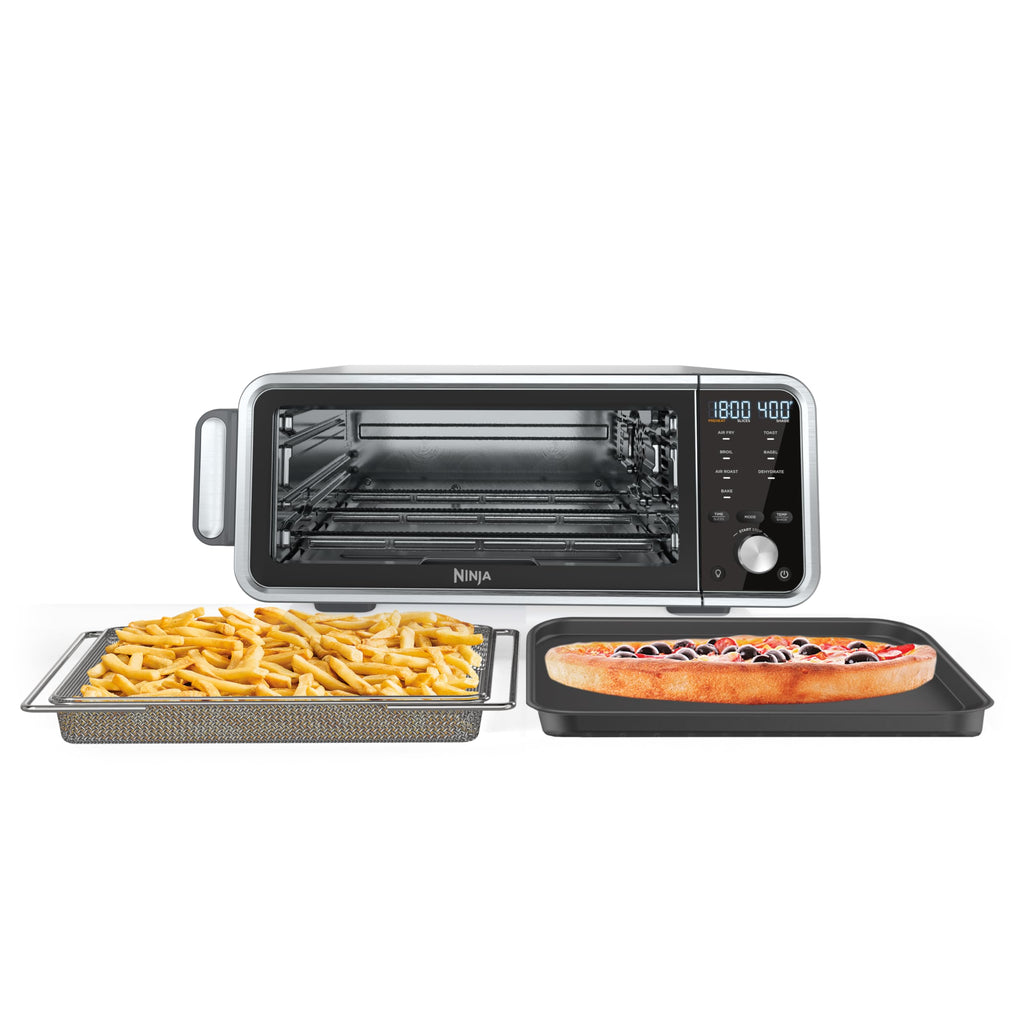 Ninja SP201 Digital Air Fry Pro Countertop 8-in-1 Oven with Extended Height, XL Capacity, Flip Up & Away Capability for Storage Space, with Air Fry