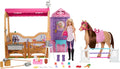 Barbie - Playset Stable Doll and Horse - 6 Play Areas & 25 Accessories Included - Inspired by Netflix Barbie Mysteries: The Great Horse Chase Kids