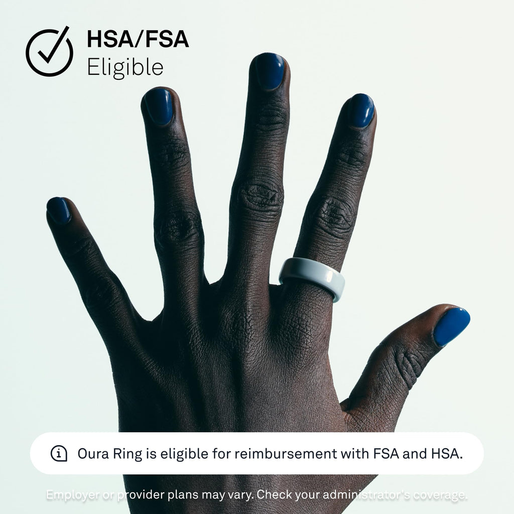 Oura Ring 4 Ceramic - Tide - Size 8 - Size Before You Buy