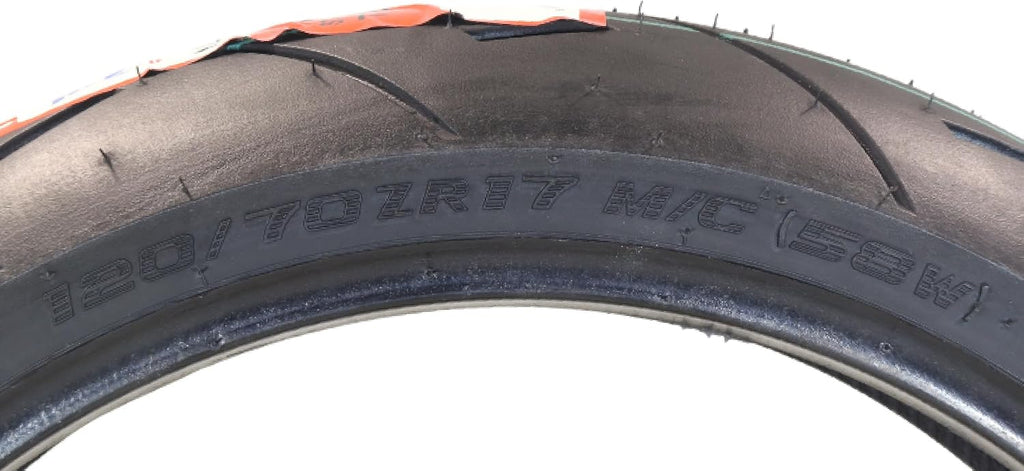 FULL BORE M1 Front Rear Motorcycle Tire Set 120/70ZR17 180/55ZR17 2 Pack