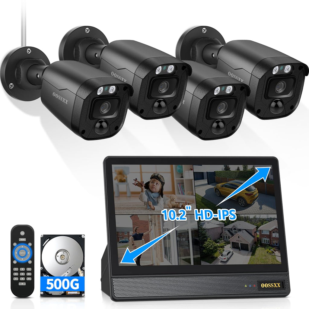 Full HD 5MP Definition Wired Security Camera System Outdoor Surveillance Cameras CCTV Camera Home Security System Outside Surveillance Video
