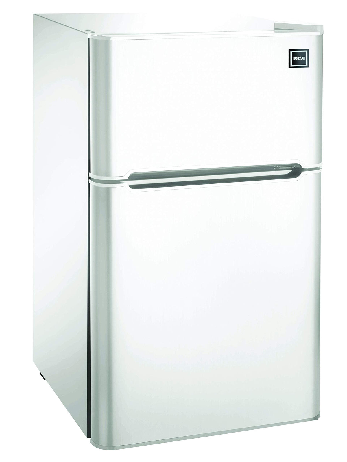 RCA - 2-Door - Compact Refrigerator/Freezer - Reversible Doors - Adjustable Thermostat - 3.2 Cu. Ft. - Black,