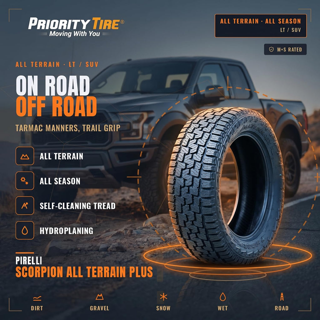 Pirelli Scorpion All Terrain Plus 275/60R20 115T All Terrain Tire