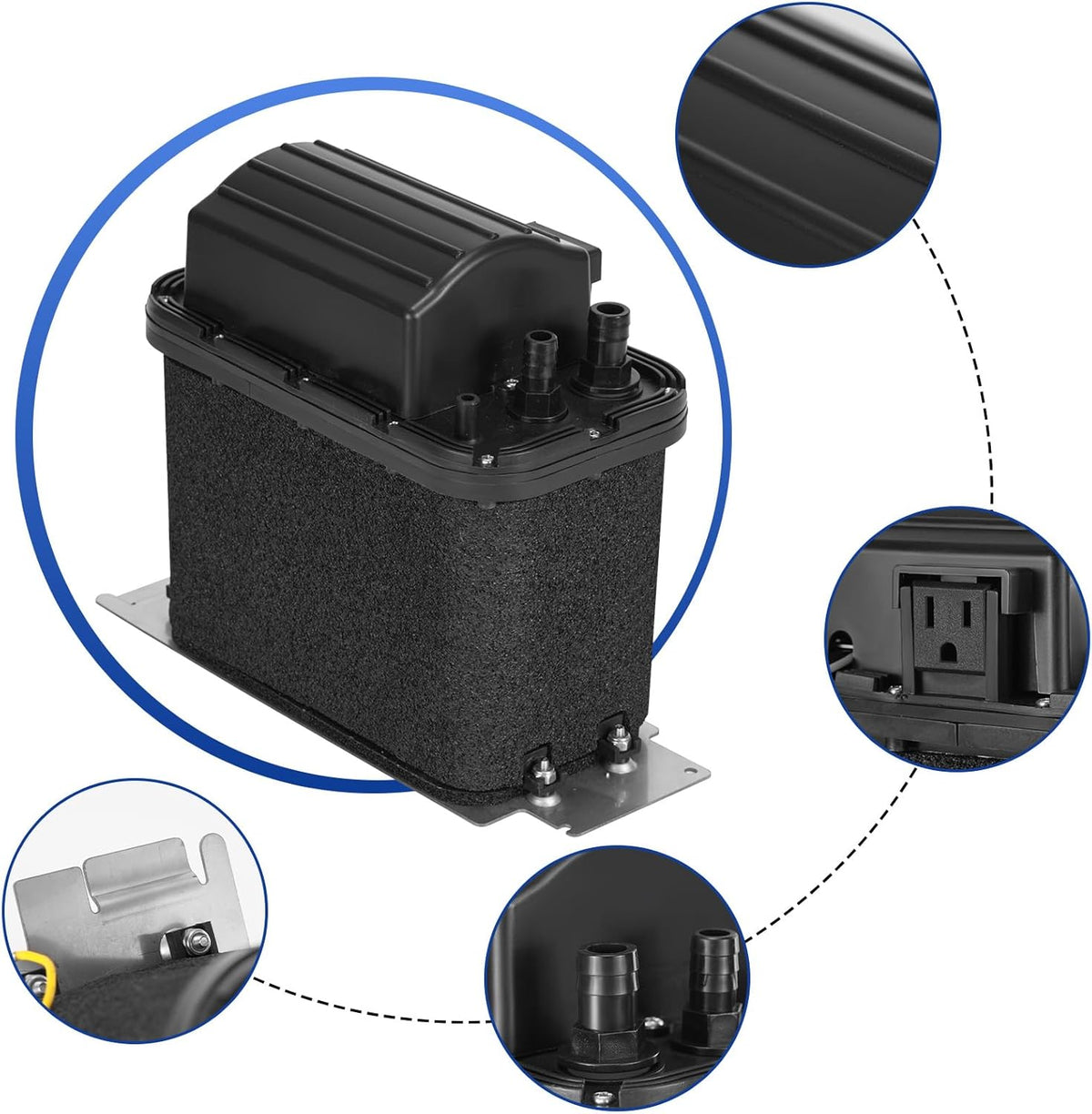 Drain Pump Kit For Ice Machines, Replaces 1901A, 2185528, 2208534, 2310253, AH3650734, EA3650734, PS3650734