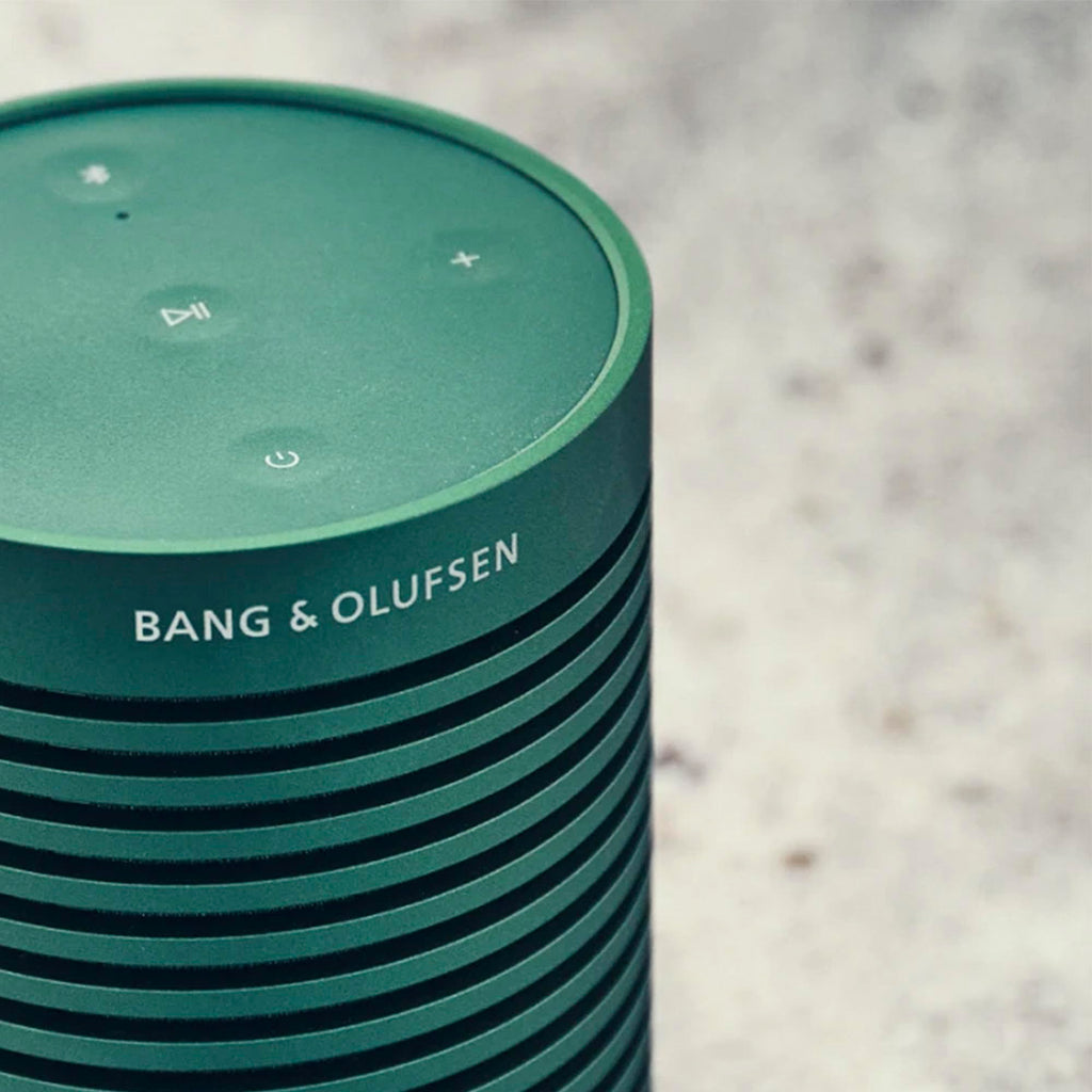 Bang & Olufsen Beosound Explore - Wireless Portable Outdoor Bluetooth Speaker, IP 67 Dustproof and Waterproof, Green