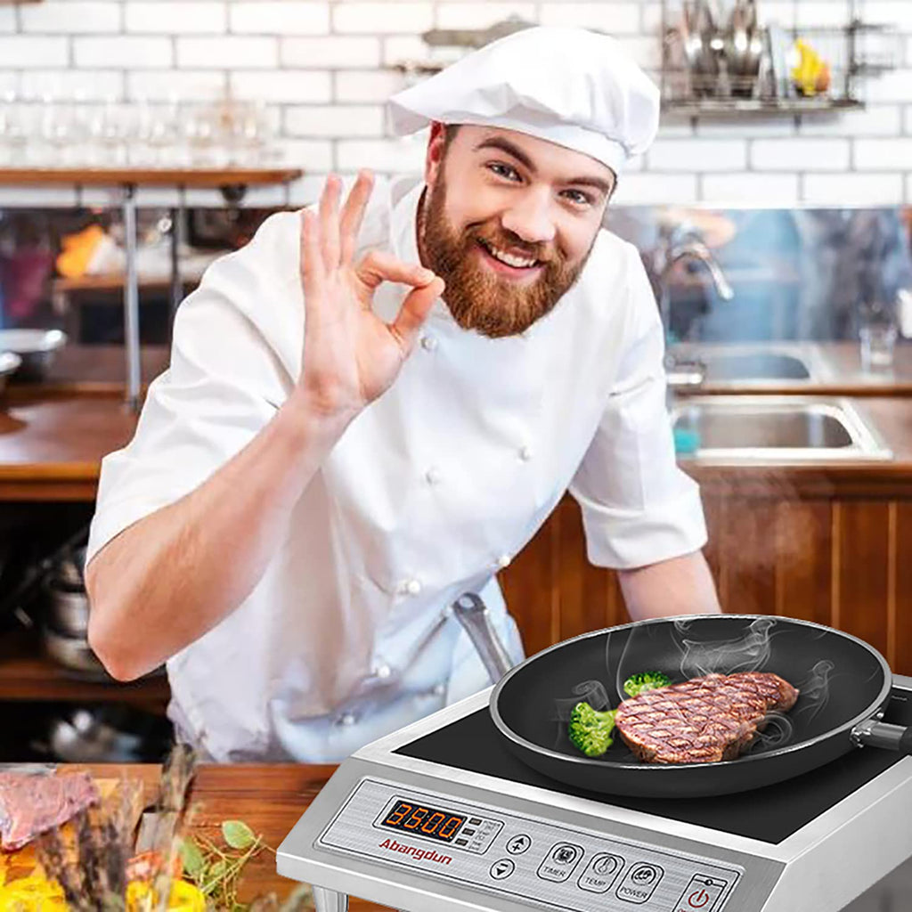 Commercial Induction Cooktop Lower Power Even Heating Hot Plate 3500W /220V Single-phase Abangdun