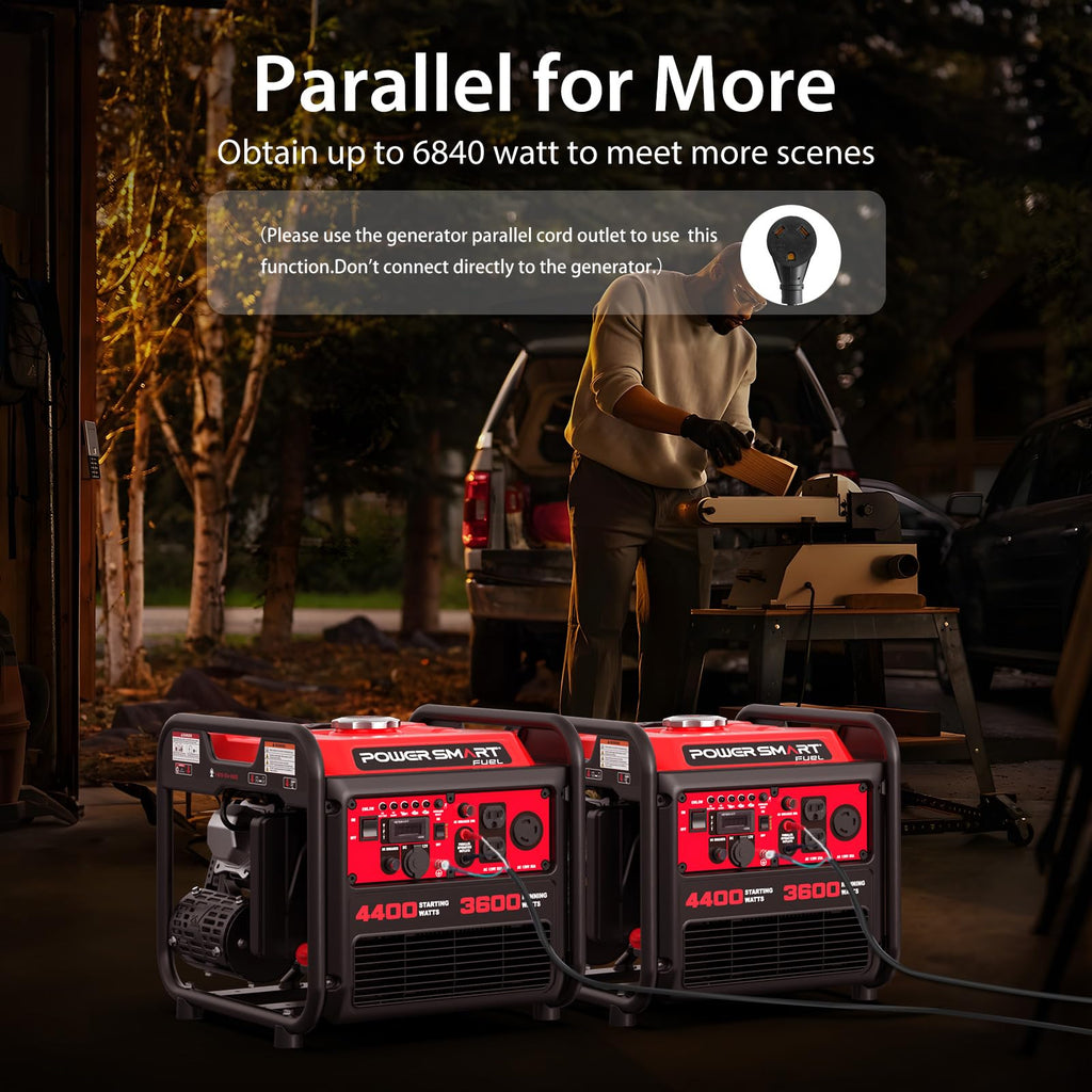 2500-Watt Portable Inverter Generator with Quiet Technology