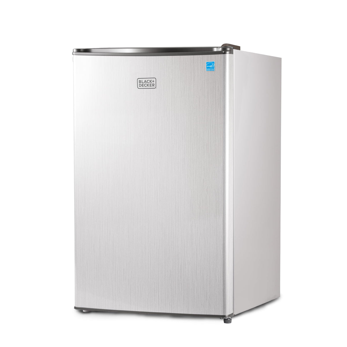 BLACK+DECKER 1.7 Cu. Ft. Compact Refrigerator, ENERGY STAR Certified, Single Door Mini Fridge with Chiller Compartment, Personal Fridge for Home or