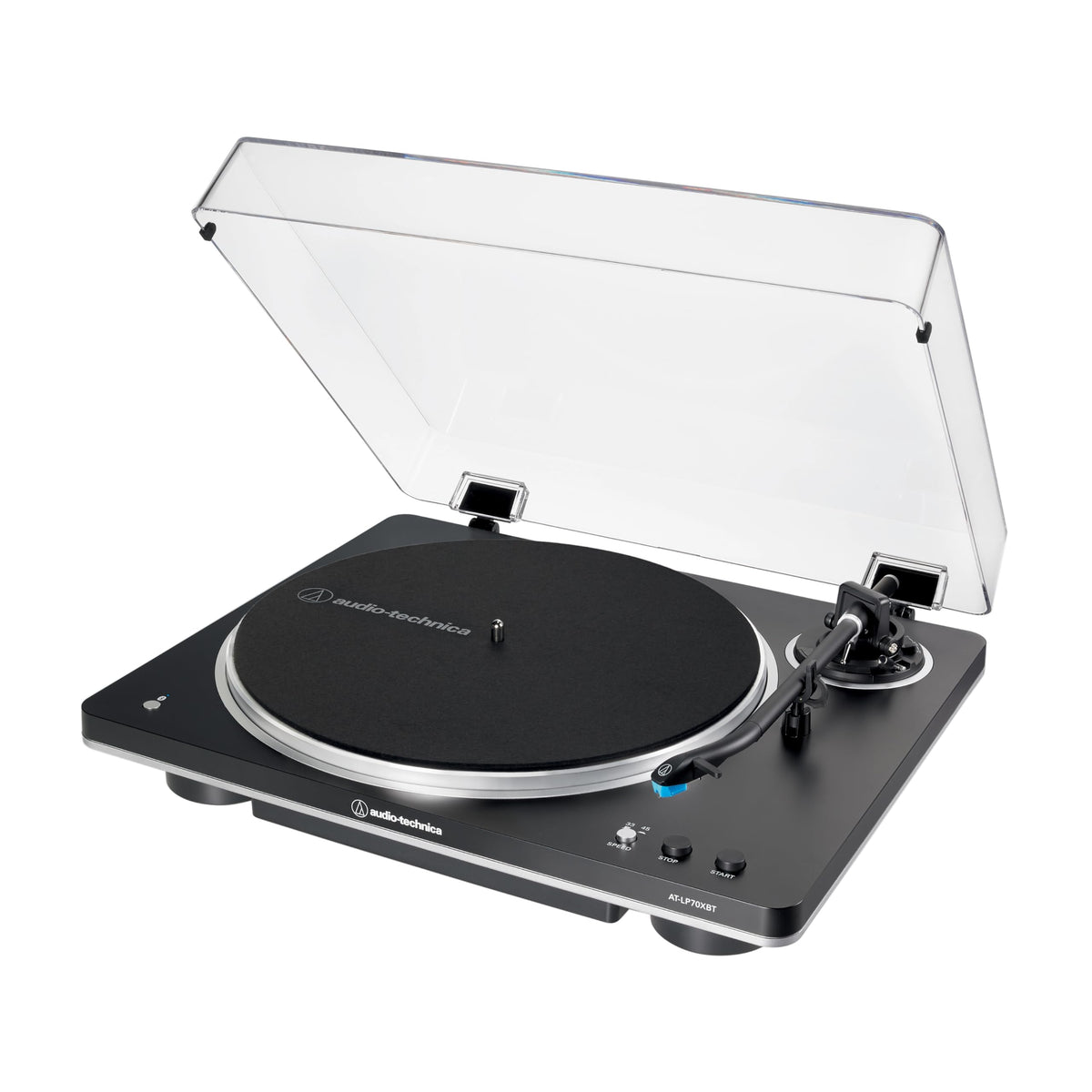 Audio-Technica AT-LP70XBT Wireless Turntable (Black/Silver)