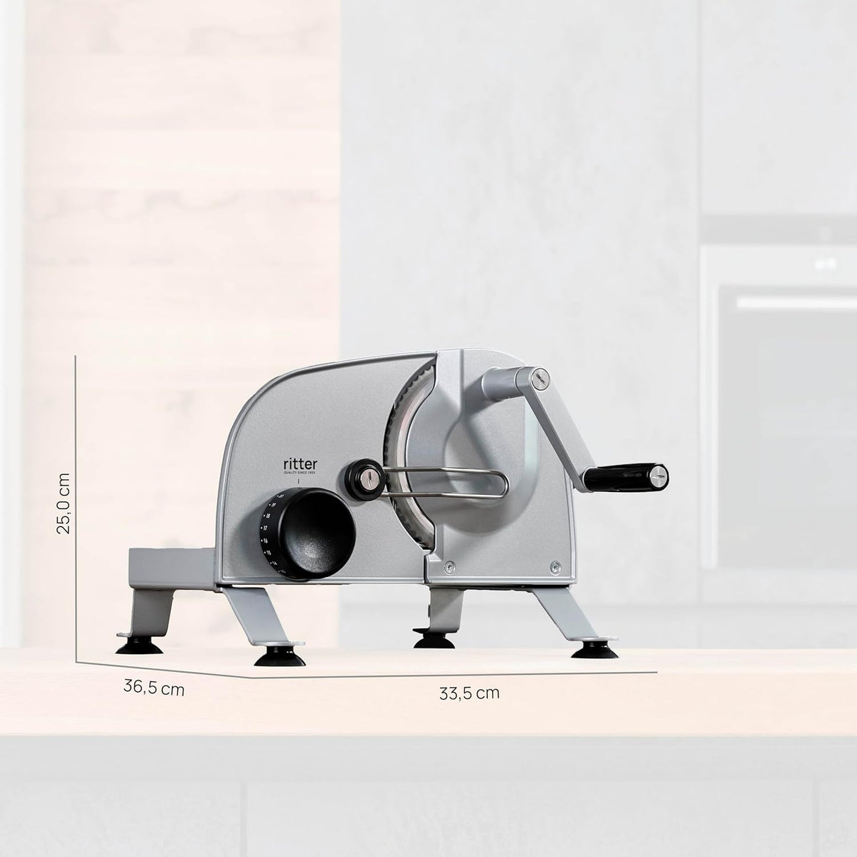 ritter manus 3 Manual universal food slicer & bread slicer machine, Made in Germany