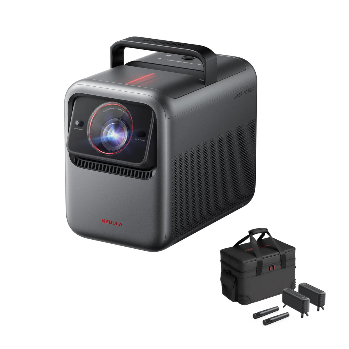 NEBULA X1 Triple Laser 4K Projector, Nebulamaster, 3500 ANSI Lumens, 56000:1 Contrast, 40W Stereo Sound, 0.9-1.5 Optical Zoom, Smart AI, Dolby Vision