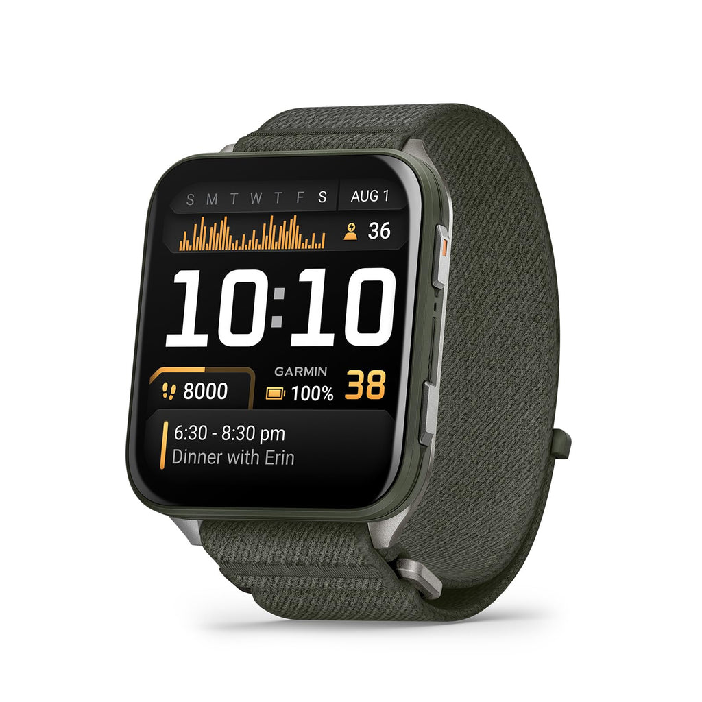 Garmin® Venu® X1, Thin and Lightweight GPS Smartwatch, AMOLED Display, Advanced Health and Fitness Features, Black with Slate Titanium