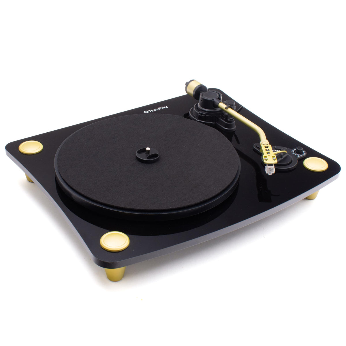 TechPlay Ghost, 2 Speed Belt Driven Turntable with Bluetooth Broadcast. Connects to Your Bluetooth Speakers wirelessly.