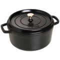 Staub Cast Iron 7-qt Round Cocotte - White Truffle, Made in France