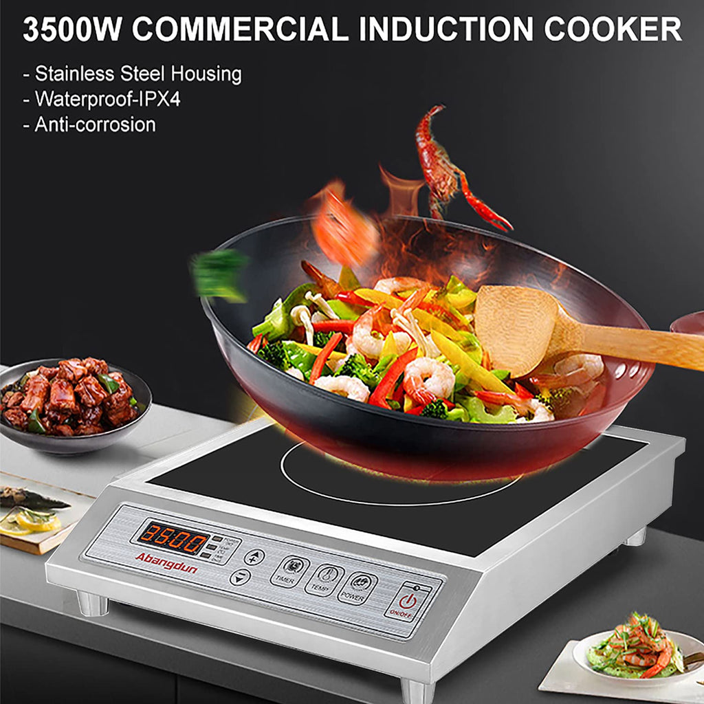 Commercial Induction Cooktop Lower Power Even Heating Hot Plate 3500W /220V Single-phase Abangdun