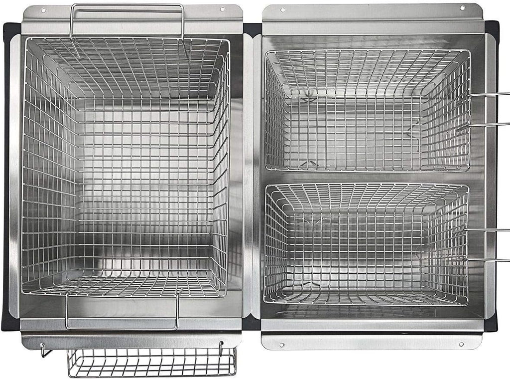 Barton Double Deep Fryer Outdoor High Pressure Free Standing Dual Burner Propane