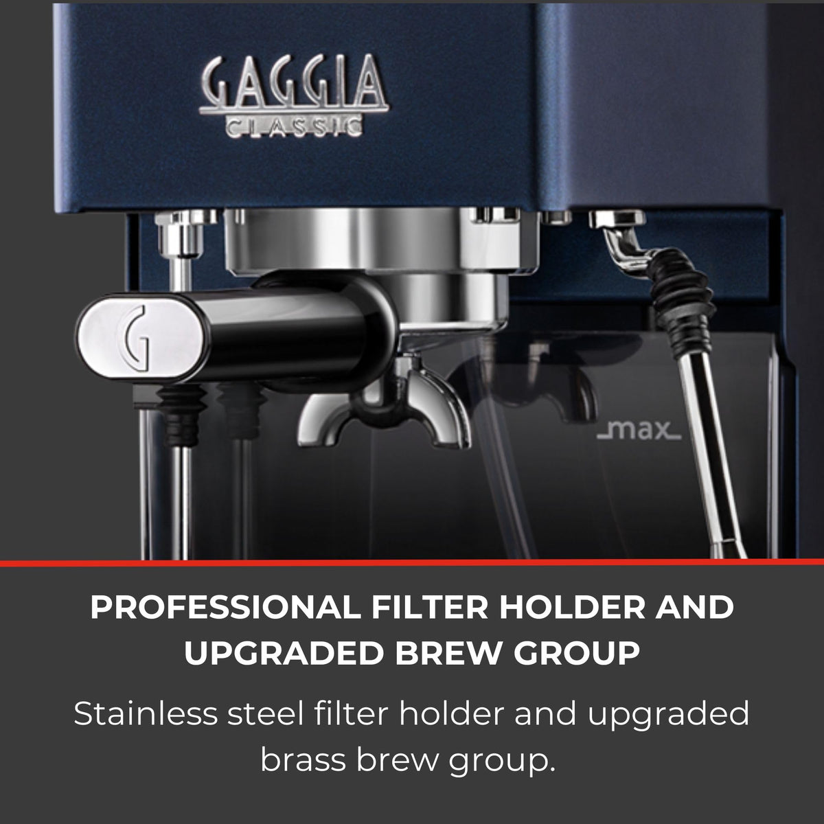 Gaggia RI9380/46 E24 Espresso Machine, Brushed Stainless Steel