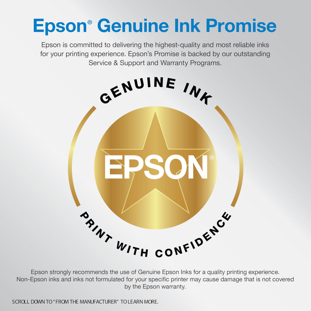 Epson EcoTank ET-2980 Wireless All-in-One Color Supertank Printer with up to 3 Years of Ink, Refillable Tanks, Perfect for Home, 15 PPM, 1.44" Color