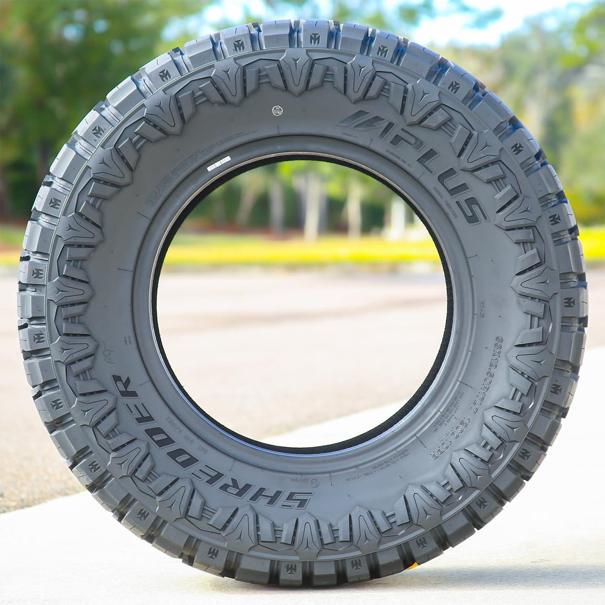 Aplus Shredder MT M/T Mud Off-Road Light Truck Radial Tire-LT245/75R16 245/75/16 245/75-16 120/116Q Load Range E LRE 10-Ply BSW Black Side Wall