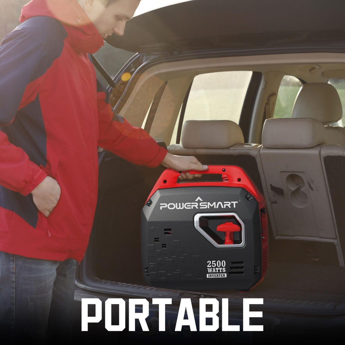 2500-Watt Portable Inverter Generator with Quiet Technology