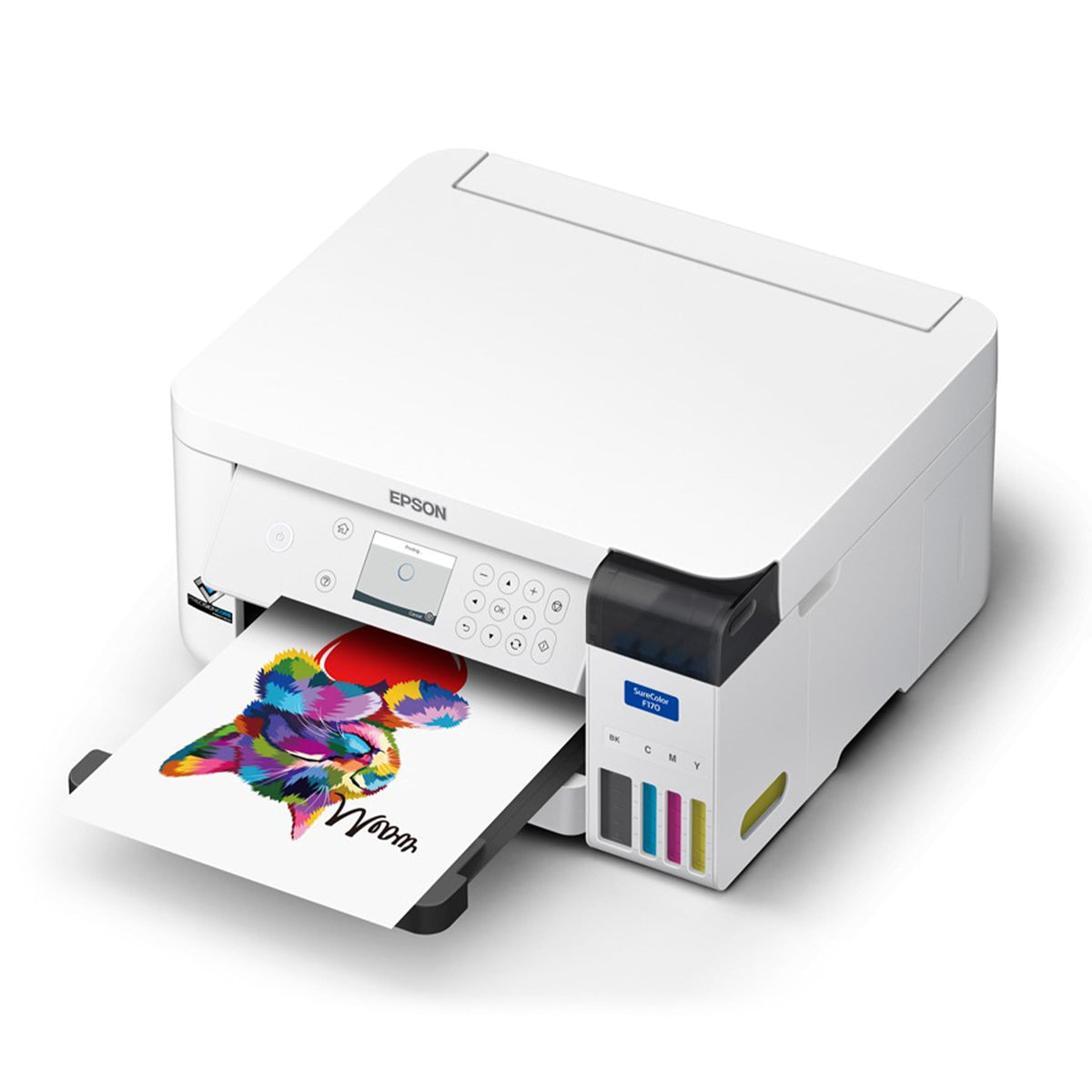 Epson SureColor F170 Dye-Sublimation Printer C Compact 8.5" x 11" Format C Includes Genuine Epson Ink, User Guide & Power Cable C Original OEM