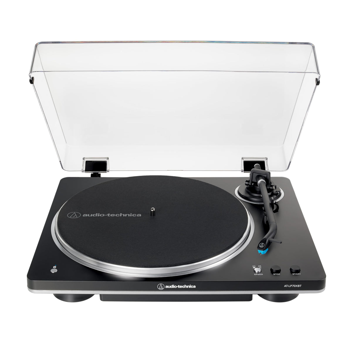 Audio-Technica AT-LP70XBT Wireless Turntable (Black/Silver)
