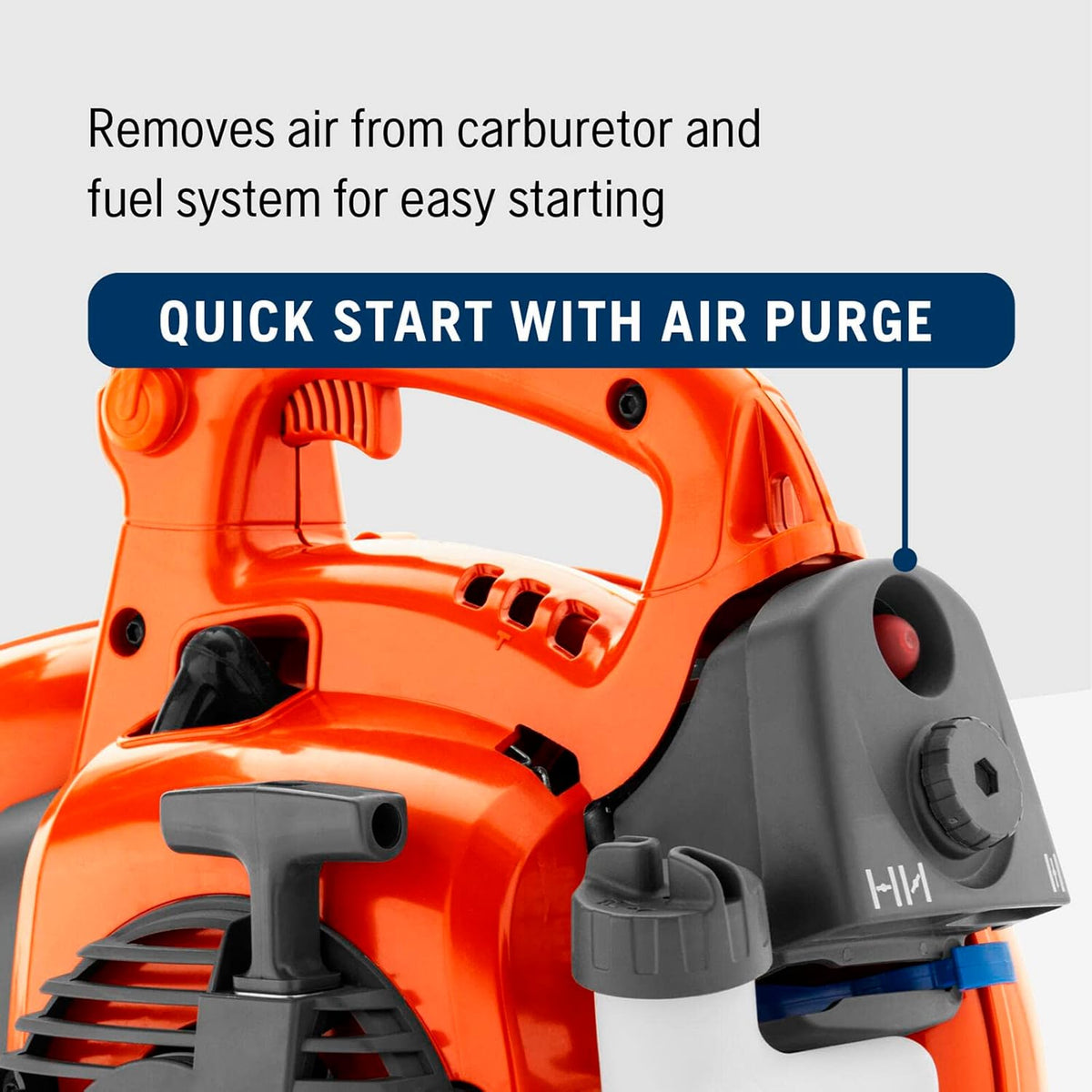 Husqvarna 125B Gas Leaf Blower, 28-cc 1.1-HP 2-Cycle Handheld Leaf Blower, 470-CFM, 170-MPH, 12.5-N Powerful Clearing Performance and Ergonomic