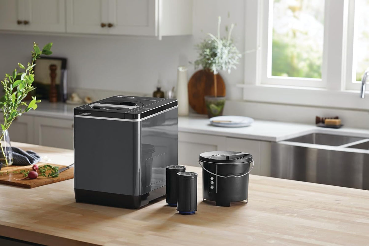 Vitamix FC-50 - Convenient Home Food Processor and Recycler - Kitchen Countertop Compost Bin Alternative - Electric Waste Disposer - Odorless Garbage