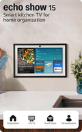 Amazon Echo Show 21 (newest model), Full HD 21" kitchen hub for home organization, with built-in Fire TV and Alexa+ Early Access