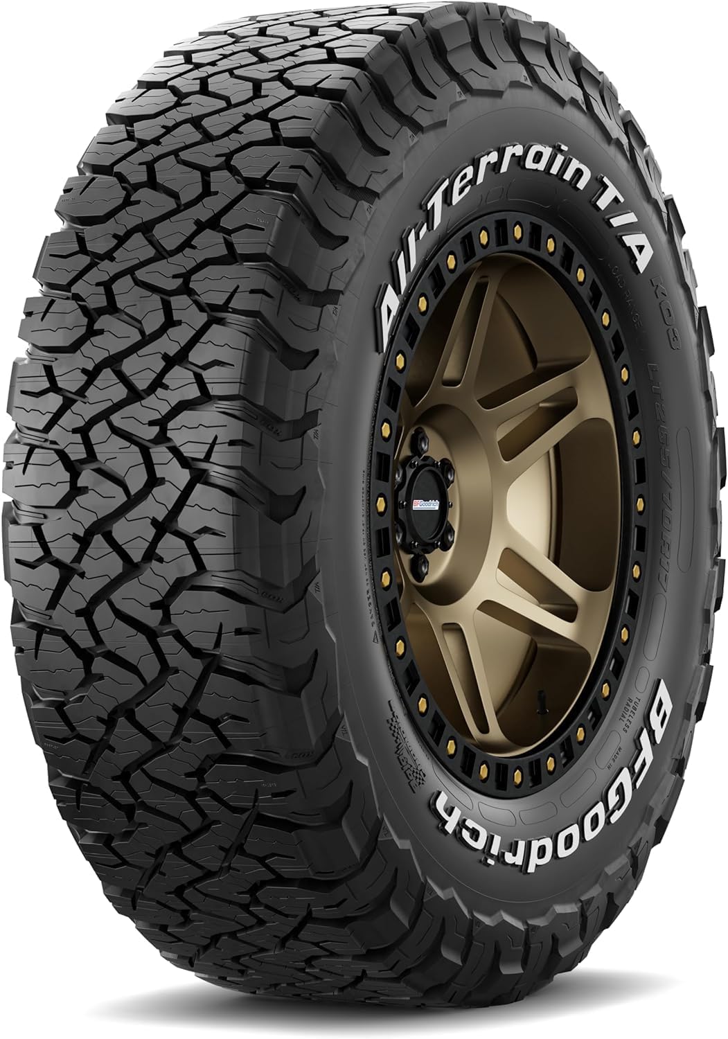 BFGoodrich All-Terrain T/A KO3 Car Tire for Light Trucks, SUVs, and Crossovers, LT275/70R18/E 125/122S