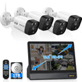 OOSSXX (4K/8.0 Megapixel & 130 Ultra Wide-Angle) 2-Way Audio PoE Outdoor Home Security Camera System Wired Outdoor Video Surveillance IP Cameras