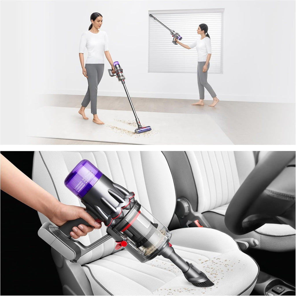 Dyson V9 Motorbar Cordless Vacuum, Cleans Hard Floors and Carpets, Detangles, Converts to Handheld, 100AW, 3 Power Modes, Up to 40 Minutes1