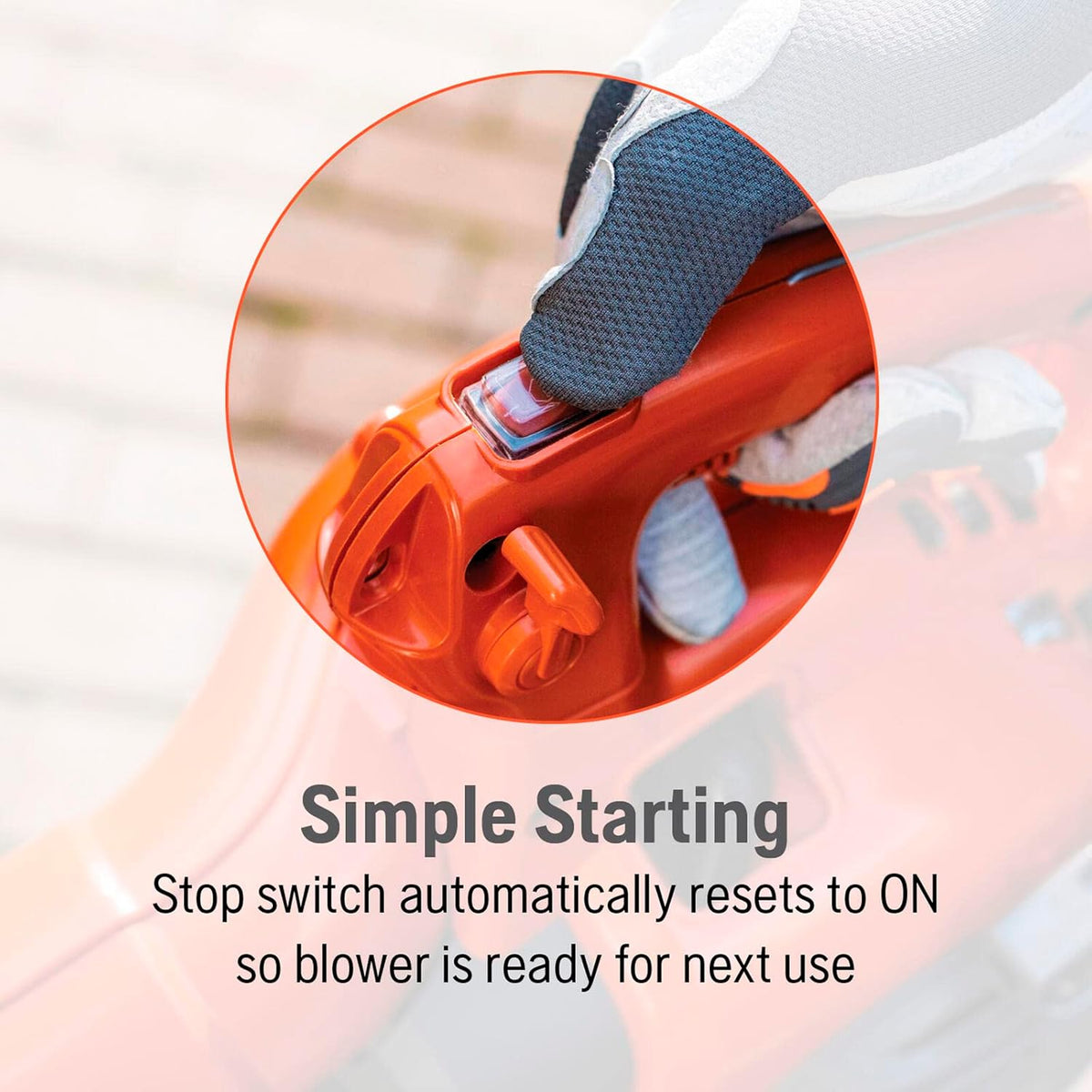 Husqvarna 125B Gas Leaf Blower, 28-cc 1.1-HP 2-Cycle Handheld Leaf Blower, 470-CFM, 170-MPH, 12.5-N Powerful Clearing Performance and Ergonomic