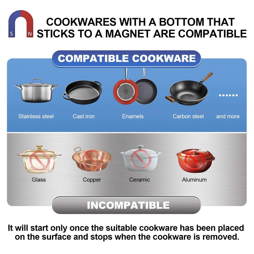 Commercial Induction Cooktop Lower Power Even Heating Hot Plate 3500W /220V Single-phase Abangdun