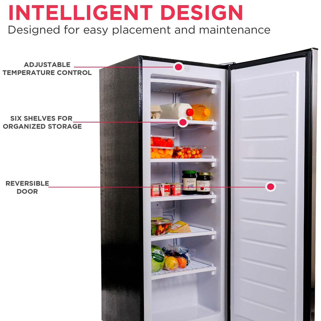 Frigidaire EFR285-6COM, 2.5 cu ft Refrigerator, Stainless Steel Door, Platinum Series