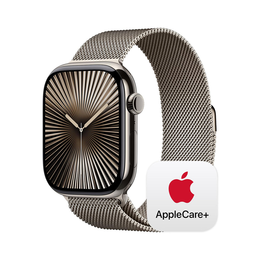 Apple Watch Series 10 [GPS 46mm case] Smartwatch with Jet Black Aluminum Case with Black Sport Band - M/L. Fitness Tracker, ECG App, Always-On Retina