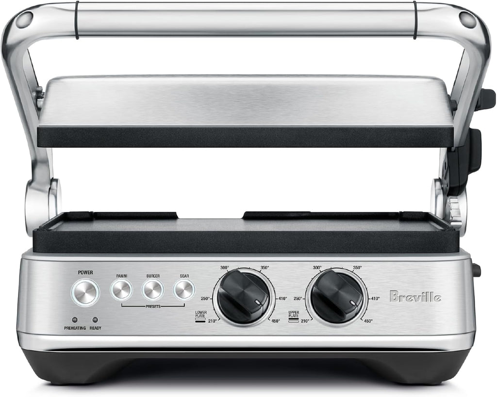 Breville BGR700BSS Sear and Press Grill, Brushed Stainless Steel