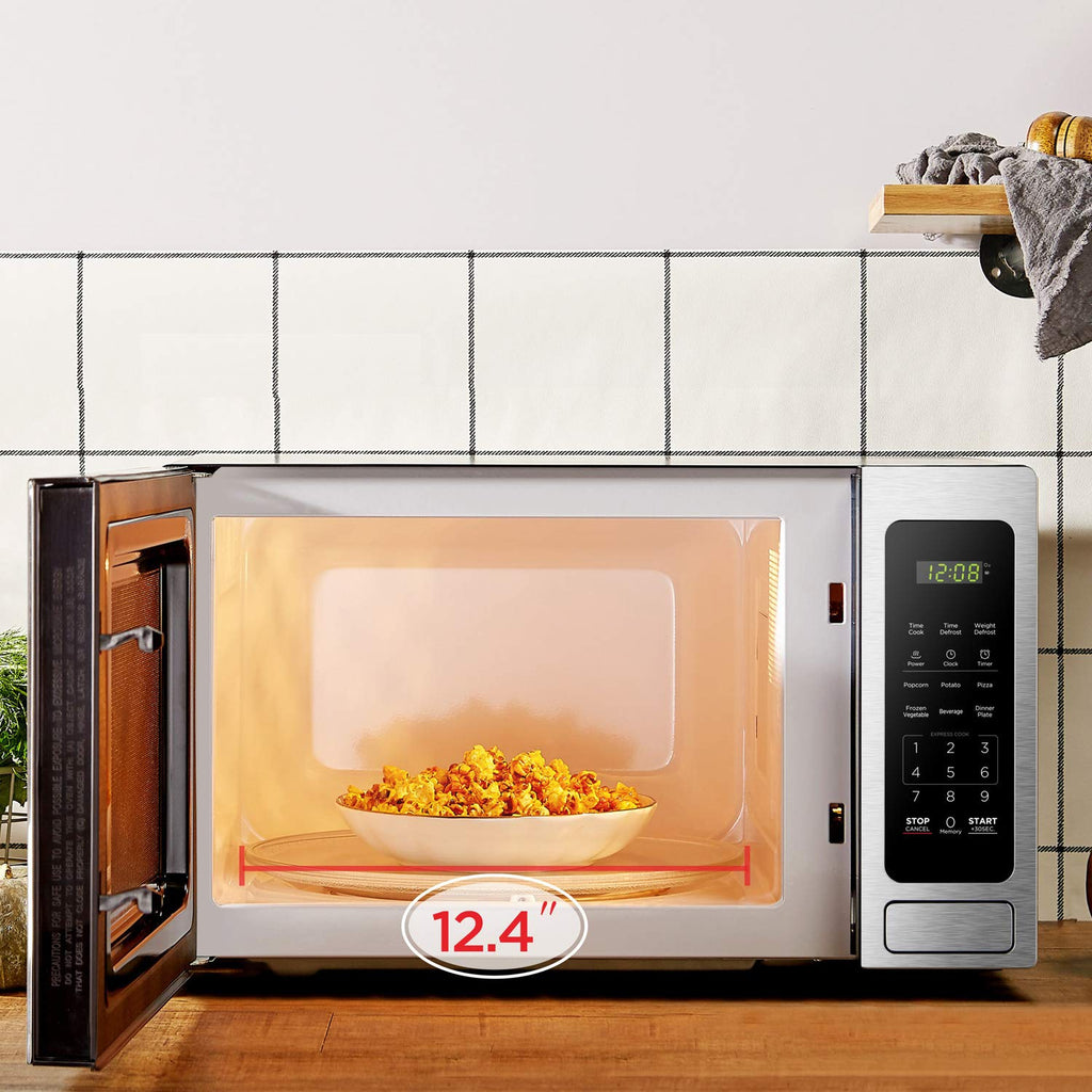 BLACK+DECKER EM044KB19 Over The Range Microwave Oven with One Touch, 1000 Watts, 400 CFM and Auto Cooking, OTR 1.9 Cu.ft
