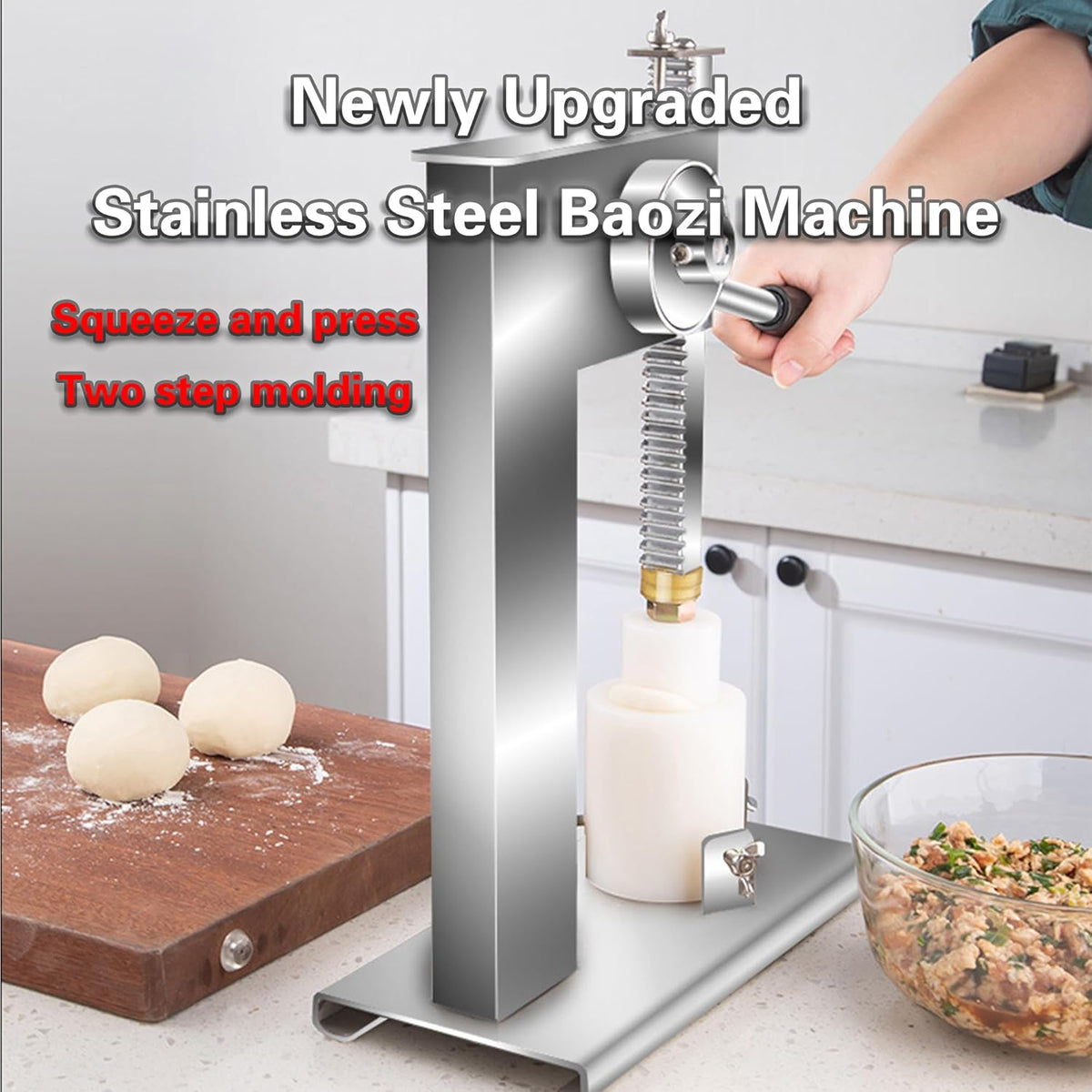High - Efficiency Manual Baozi Machine: Capable Of Producing 400-500 Baozi Per Hour, Your Ultimate Efficiency - Enhancing Powerhouse
