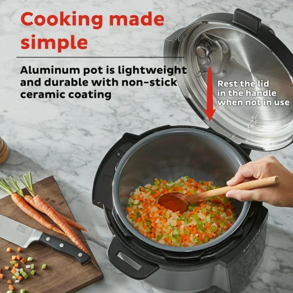 Instant Pot 8Qt Chef Series C 7-in-1 Multi-Cooker: Pressure, Slow, Rice & More C Easy Meals Fast