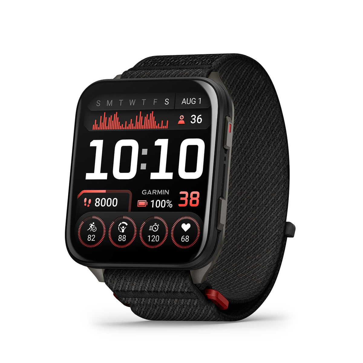 Garmin® Venu® X1, Thin and Lightweight GPS Smartwatch, AMOLED Display, Advanced Health and Fitness Features, Black with Slate Titanium