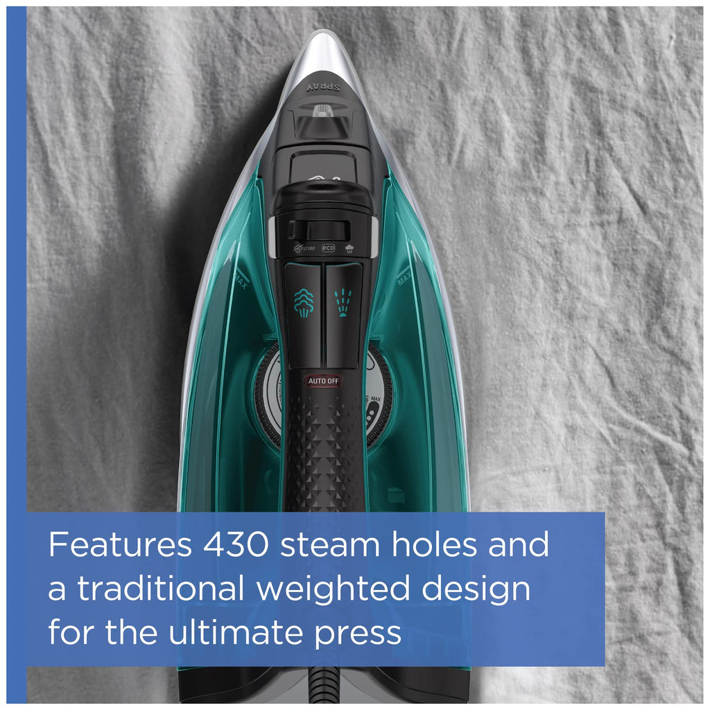 Rowenta Iron Steamer for Clothes Master Steam Station, Professional Steam Iron for Clothes with Stainless Steel Soleplate, 57 Oz, 400 Microsteam