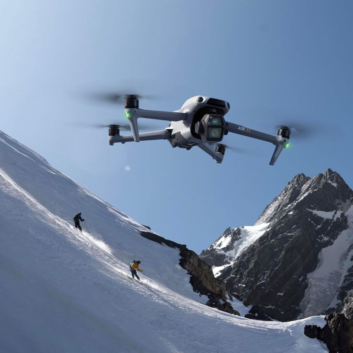 DJI Air 3S Fly More Combo (RC-N3), Drone with 1" CMOS Wide-Angle & Medium Tele Camera, 4K/60fps HDR Video, Nightscape Omnidirectional Obstacle