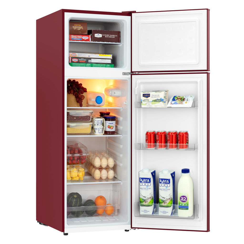 Frigidaire Retro Apartment Size Refrigerator with Top Freezer - 2 Door Fridge with 7.5 Cu Ft of Storage Capacity, Adjustable Spill-Proof Shelves