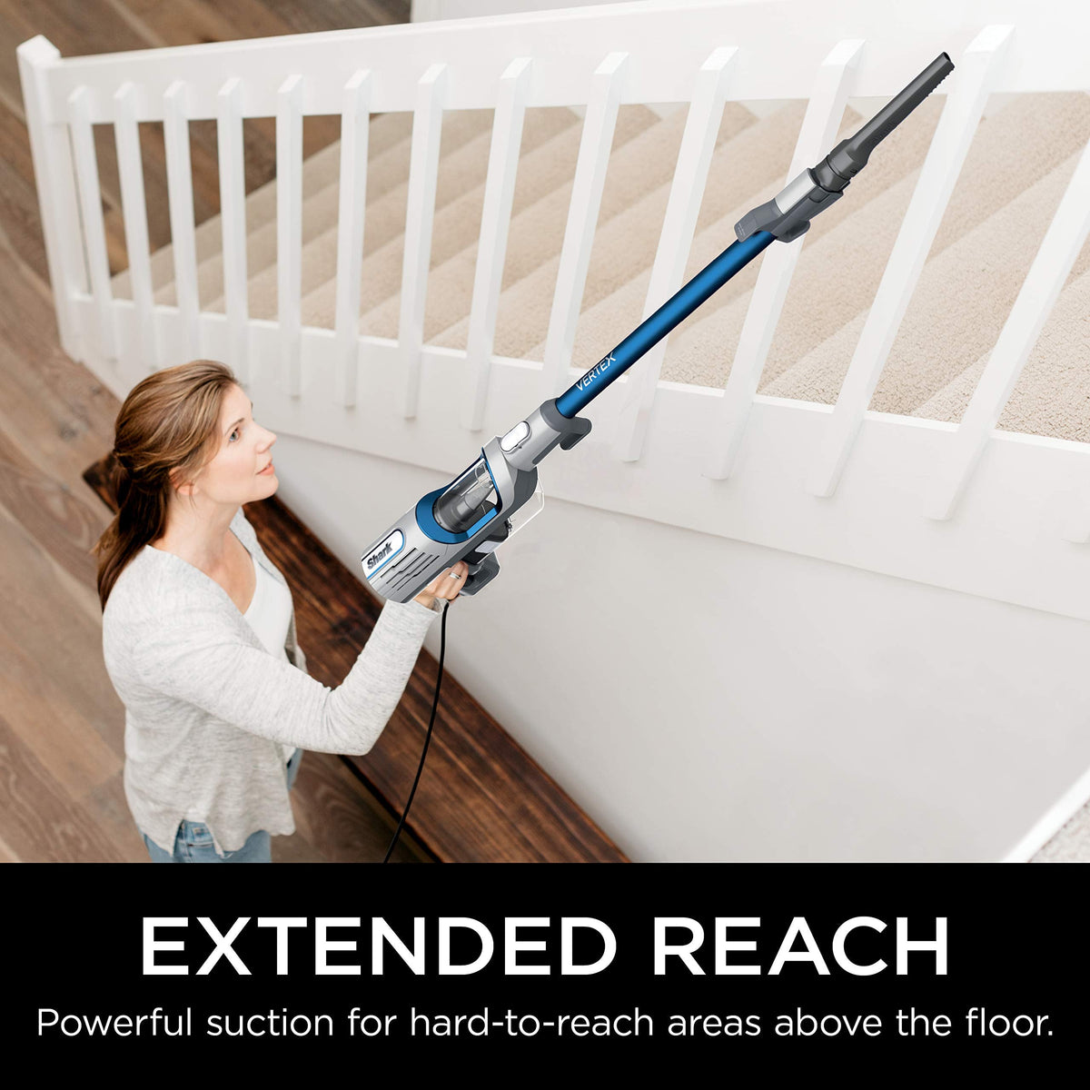 Shark | Corded Stick Vacuum Cleaner | Vertex Ultralight | Removable Handheld Vacuum | Pet Hair Vacuum for Carpet and Hard Floor | Powerful Suction