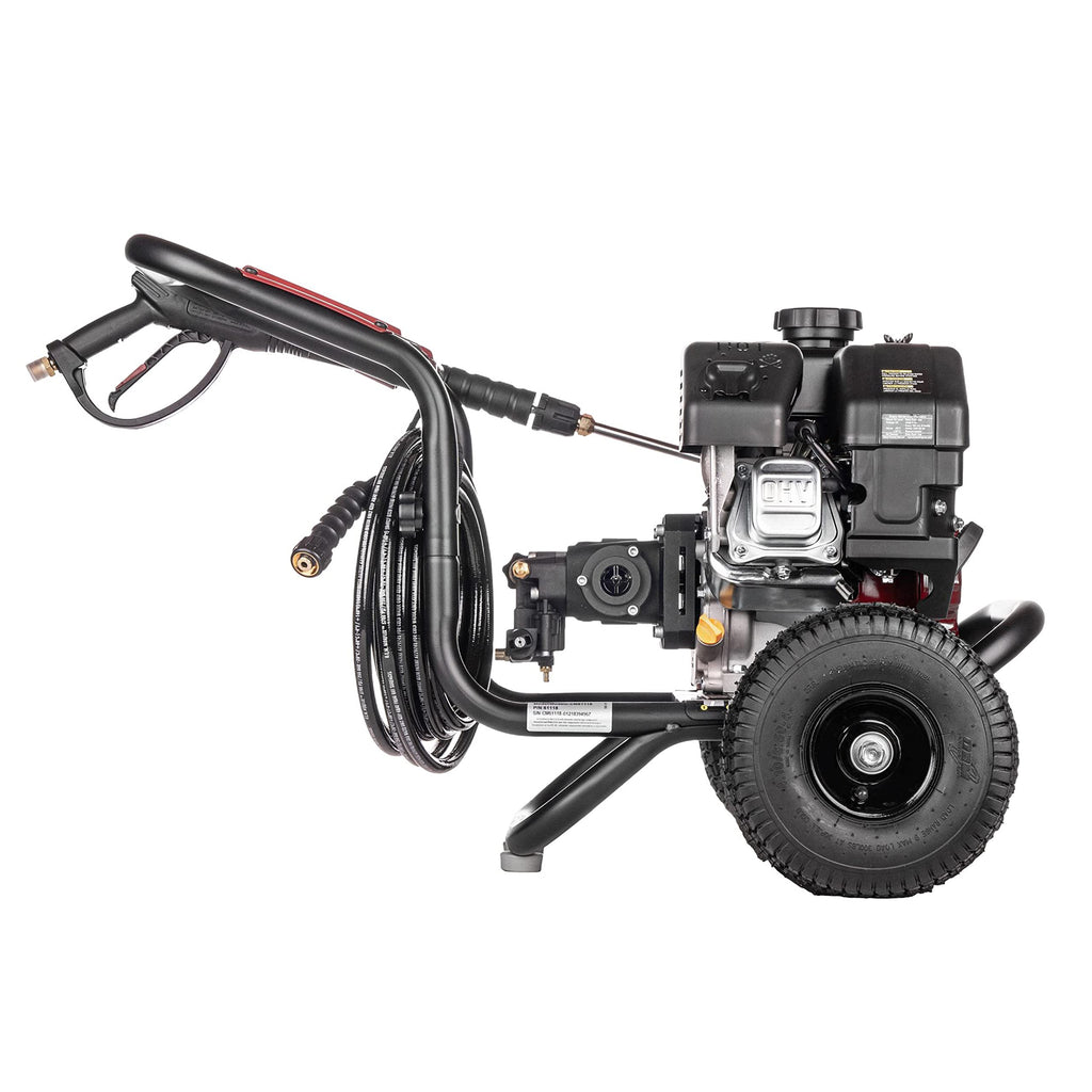 Simpson 3400 PSI Gas Pressure Washer, 2.5 GPM Residential Power Washer, Cold Water, 25' Hose, Clean Machine, 49-State Compliant (CM61083)